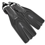 OPEN HEEL FIN STYLE SLING STRAP BLACK XS/S