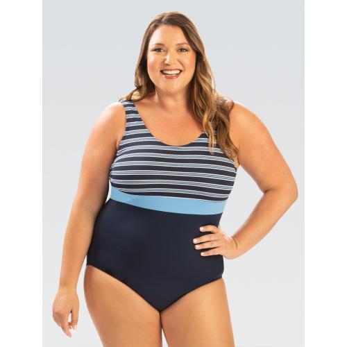 DOLFIN SIMPLICITY MODERATE SCOOP NECK SWIMSUIT