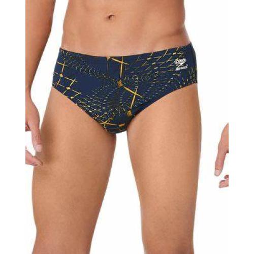 SPEEDO GALACTIC HIGHWAY BRIEF SWIMSUIT