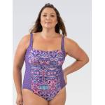 DOLFIN PATCHWORK MODERATE SQUARE NECK SWIMSUIT