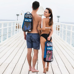 TUSA ADULT SNORKEL TRAVEL SET W/ FINS