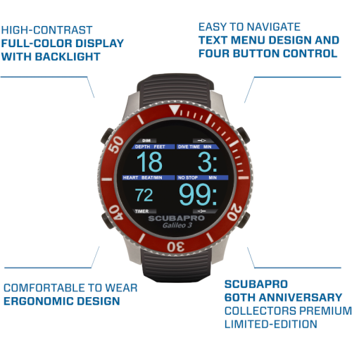 ScubaPro Galileo 3 (G3) Dive Computers (no transmitter)