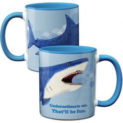 Shark Underestimate Mug