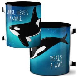 Orca Whale Way Black Coffee Mug