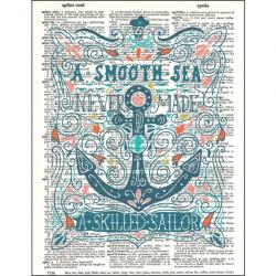 Typography - Smooth Sea Dictionary Print