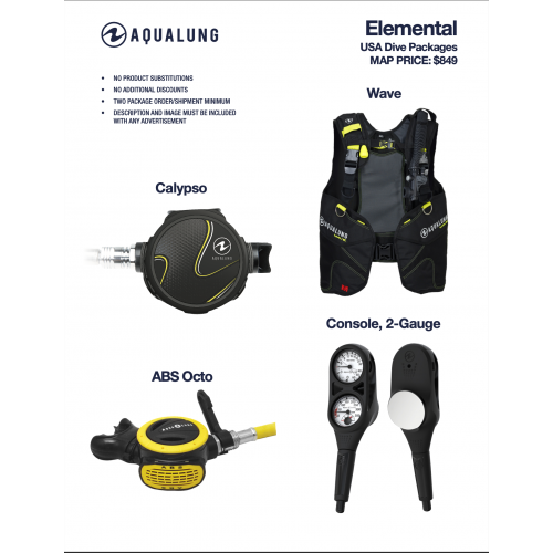 Aqualung Elemental Dive Gear Package