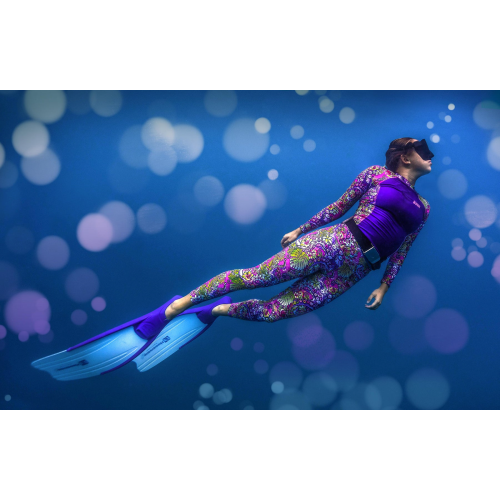 Women's Leggings Octofloral Splatterparty Small