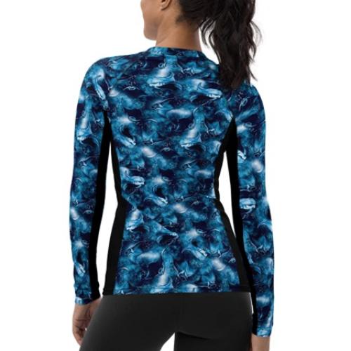 Spacefish Army Eco-Friendly Manta Mayhem Contour Rashguard