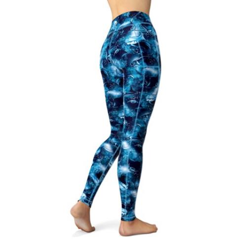 Spacefish Army Eco-Friendly Manta Mayhem Contour Legging