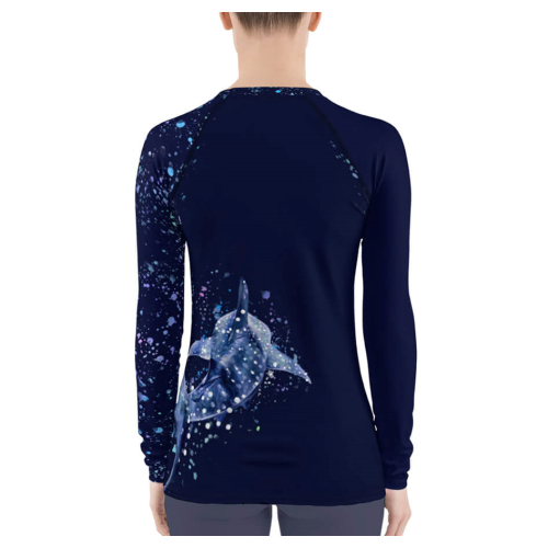 Spacefish Army Whale Shark Wonderland Contour Rashguard