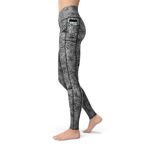 Spacefish Army Eco-Friendly Deep Sea Contour Legging