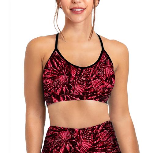 Spacefish Army Eco-Friendly Lionfish Invasion Bikini Sports Bra Hybrid