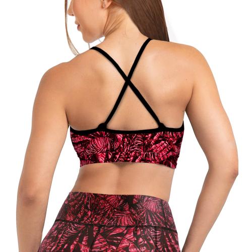Spacefish Army Eco-Friendly Lionfish Invasion Bikini Sports Bra Hybrid