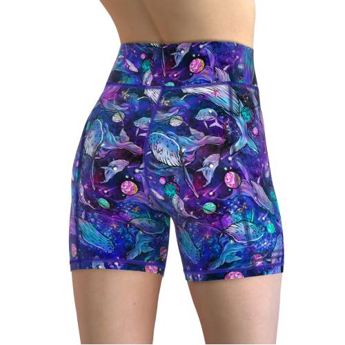 Spacefish Army Eco-Friendly Cosmic Whale Shorts
