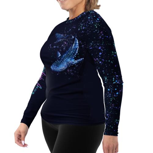 Spacefish Army Plus Size Whaleshark Wonderland Rashguard