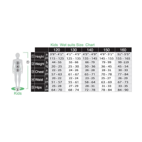 TUSA Kid's Shorty Wetsuit 2mm