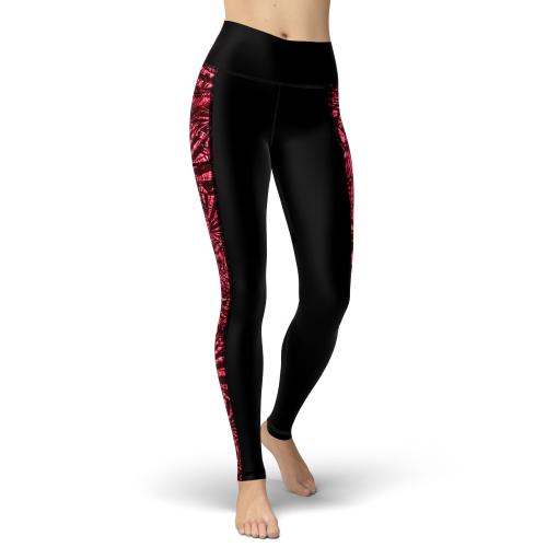 Spacefish Army Eco-friendly Lionfish Invasion Contour Leggings