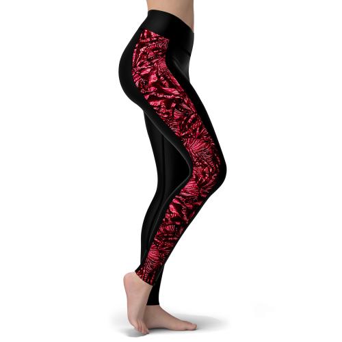 Spacefish Army Eco-friendly Lionfish Invasion Contour Leggings