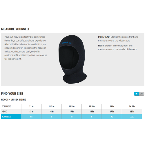 BARE 5mm S-Flex Hood