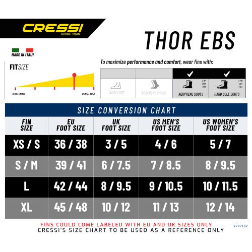 Cressi Thor EBS Fins
