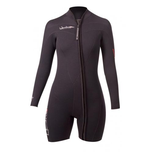 Henderson Thermoprene Women's 3mm Front Zip Long Sleeve Shorty