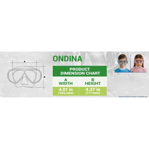 Cressi Ondina & Top Kid's Snorkel Set
