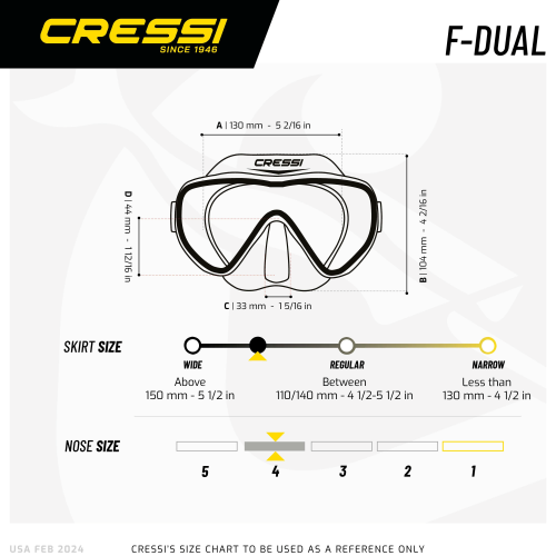 Cressi F-Dual Mask