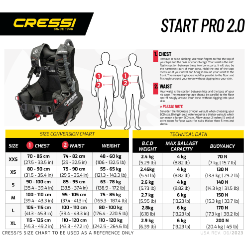 Cressi Start Pro 2.0 BCD