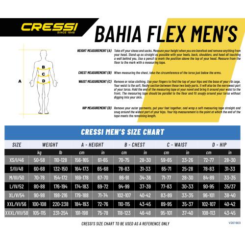 Cressi Bahia Flex 3mm Men's Wetsuit