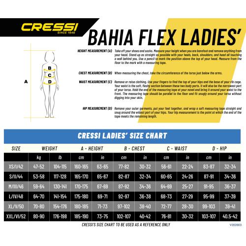 Cressi Bahia Flex 3mm Ladies Wetsuit