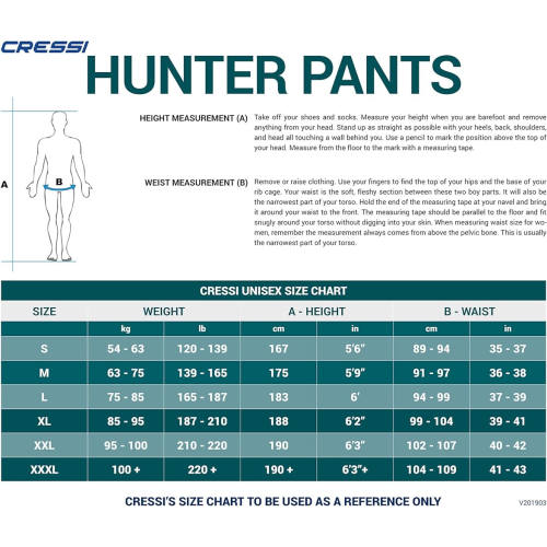 Cressi Hunter Men's Rash Guard Pants