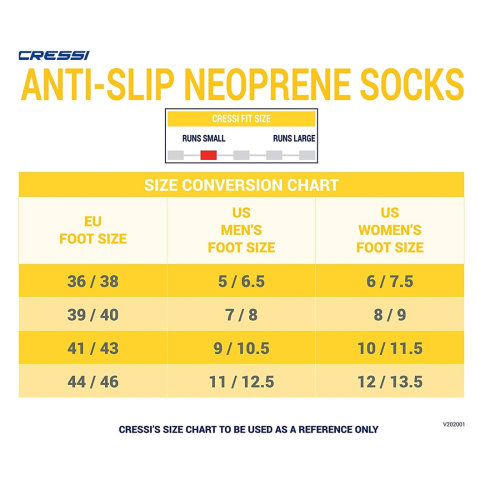 Cressi Anti-Slip 2.5mm Neoprene Socks