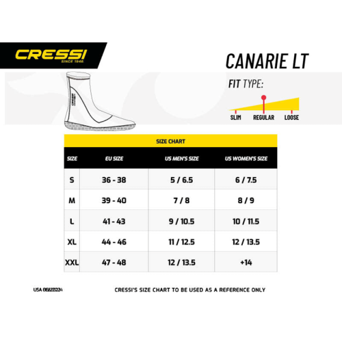 Cressi Canarie LT 2mm Neoprene Socks