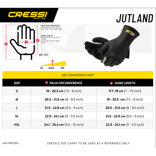 Cressi Jutland 5mm Neoprene Gloves