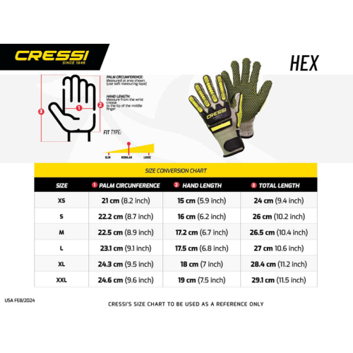 Cressi Hex Grip Gloves