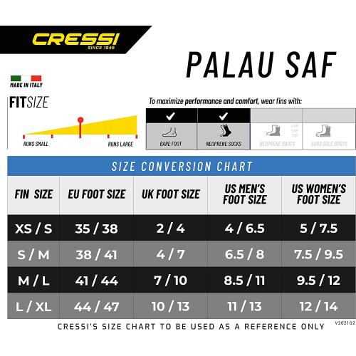 Cressi Palau SAF Snorkel Set