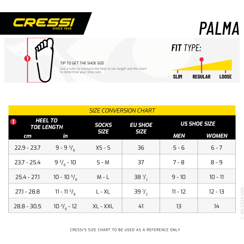 Cressi Palma LT 3mm Neoprene Sock