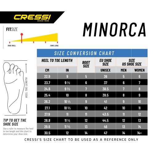 Cressi Minorca Long 3mm Neoprene Boot