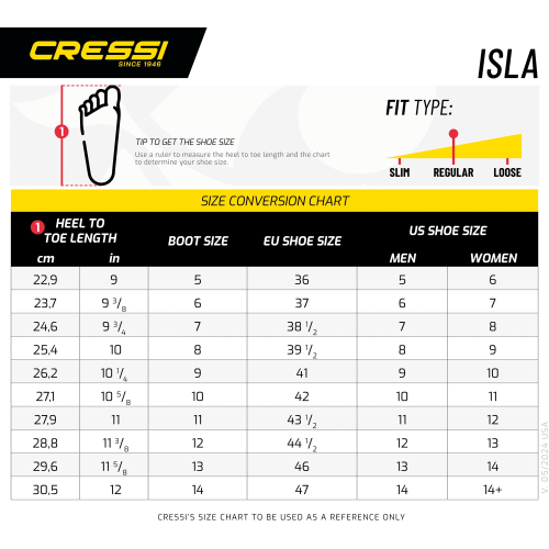 Cressi Isla 7mm Neoprene Boot