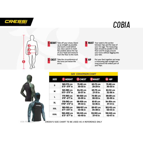 Cressi Cobia Hooded Rash Guard