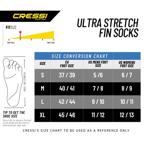 Cressi Ultra Stretch 1.5mm Neoprene Socks