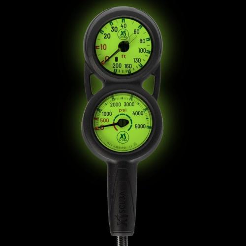 XS Scuba QuikVu Console - Pressure, Depth and Compass