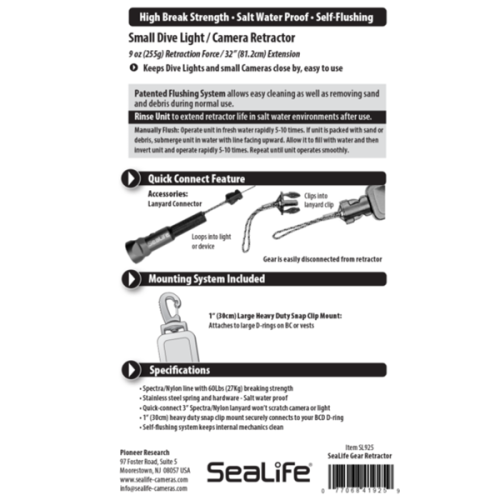 SeaLife Compact Gear Retractor