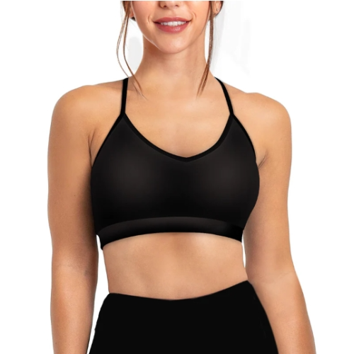 WOMENS BIKINI TOPS NIGHT DIVE BLACK