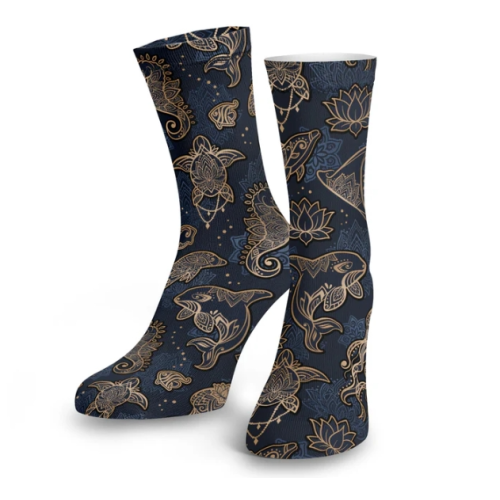 Ocean Mandala Dive Socks