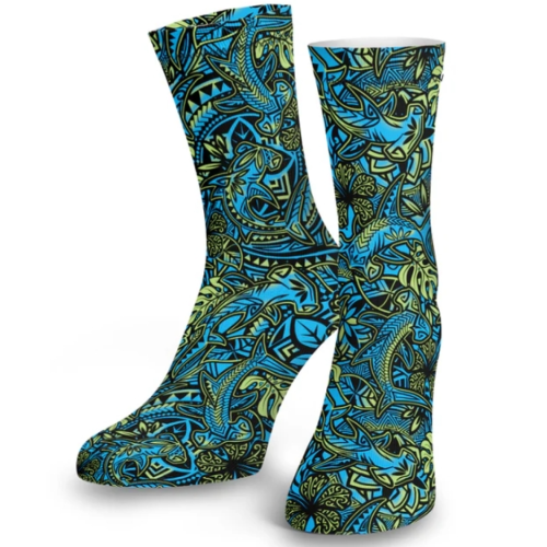 Hammerhead Hibiscus Dive Socks