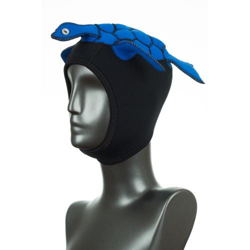 Leviathan Scuba Fantasy Hood - Blue Sea Turtle