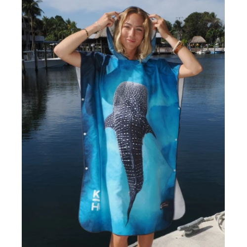 Towel Poncho - Lelewa'a - Whale Shark