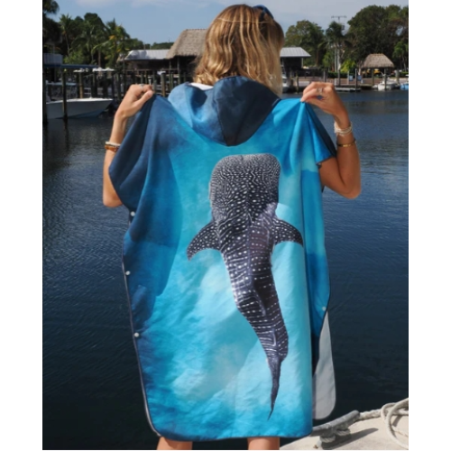 Towel Poncho - Lelewa'a - Whale Shark