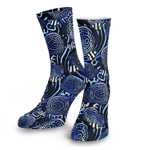 SpaceFish Army - Angelfish Hypnosis Scuba Dive Sock